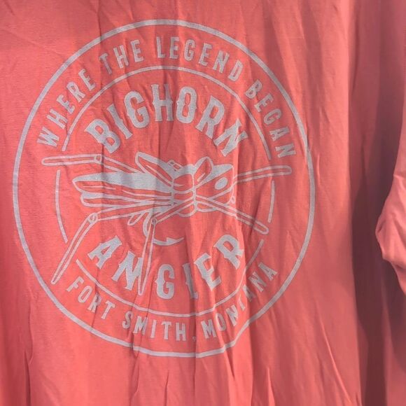 Patagonia "Bighorn Angler" Orange Lightweight Fishing Hoodie Sz L - Picture 5 of 7